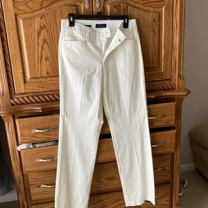 Charter club white trousers sz 4